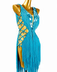Crystalline Beaded Fringe Latin Dress Latin/Rhythm