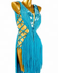 Crystalline Beaded Fringe Latin Dress Latin/Rhythm