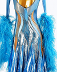 Crystalline shimmering metallic satin Smooth Dress Standard/Smooth