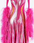 Crystalline shimmering metallic satin Smooth Dress Standard/Smooth