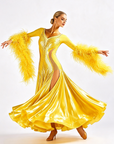 Crystalline shimmering metallic satin American Smooth Dress Standard/Smooth
