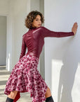 Metallic Shiny Stretch Lycra Dress Latin/Rhythm