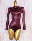 Metallic Shiny Stretch Lycra Dress Latin/Rhythm