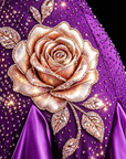 Ballsaalkleid mit Straußenfedern Standard/Smooth