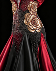 Ballsaalkleid mit Straußenfedern Standard/Smooth