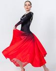 Contrast Color Crystallized Smooth Dress Standard/Smooth