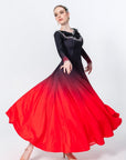 Contrast Color Crystallized Smooth Dress Standard/Smooth