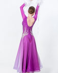 Contrast Color Crystallized Standard Dress Standard/Smooth