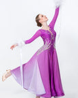 Contrast Color Crystallized Standard Dress Standard/Smooth