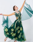 Crystalline Hand Embroidery Standard Dress Standard/Smooth