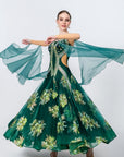 Crystalline Hand Embroidery Standard Dress Standard/Smooth