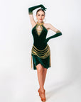 Stretch Velvet Crystallized Latin/Rhythm