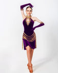 Stretch Velvet Crystallized Latin/Rhythm