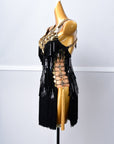 Paillette and Fringe Crystallized Latin Dress Latin/Rhythm