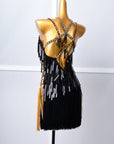 Paillette and Fringe Crystallized Latin Dress Latin/Rhythm