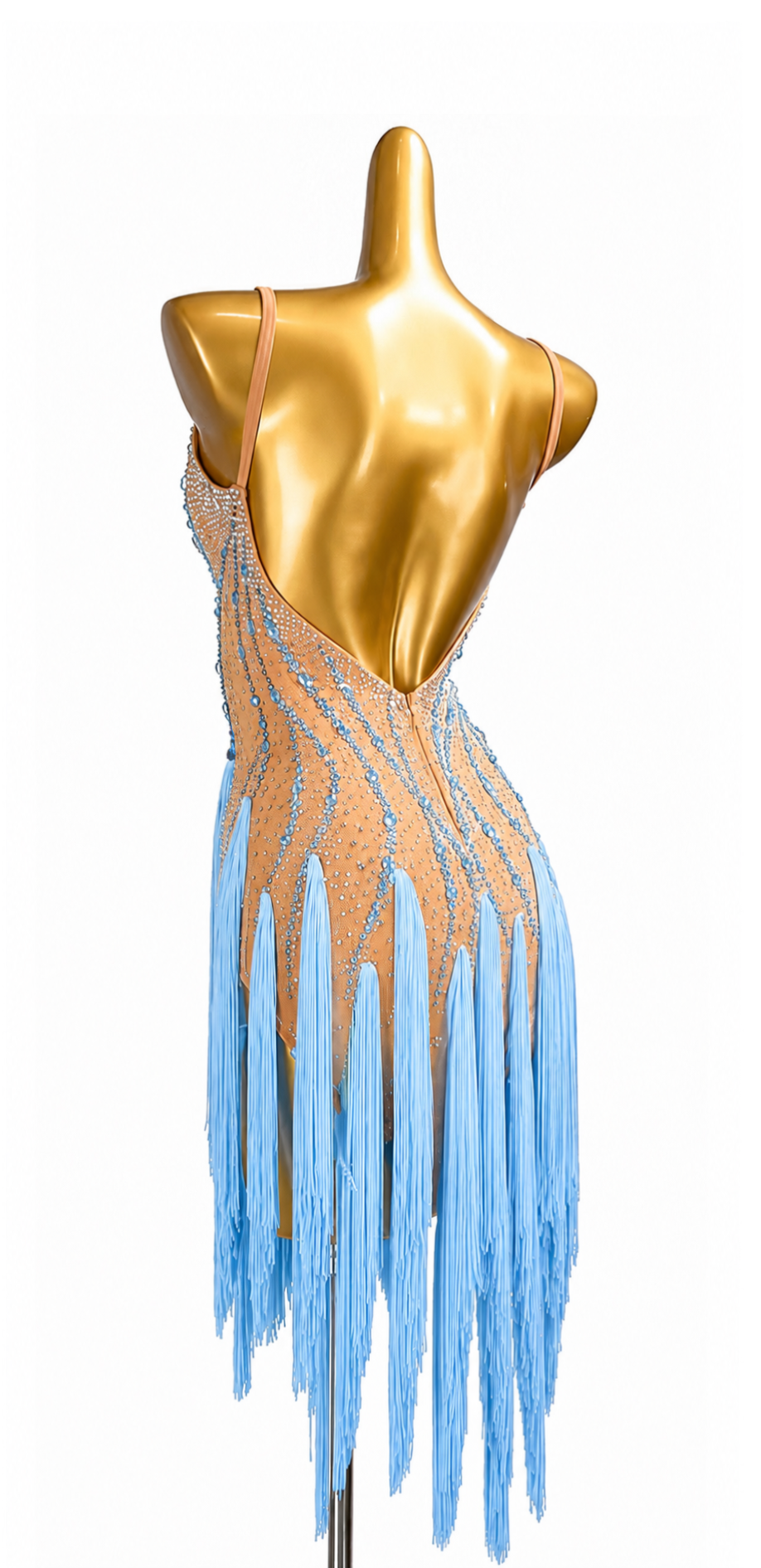 Crystalline Fringe&Rhinestones Latin Dress Latin/Rhythm 