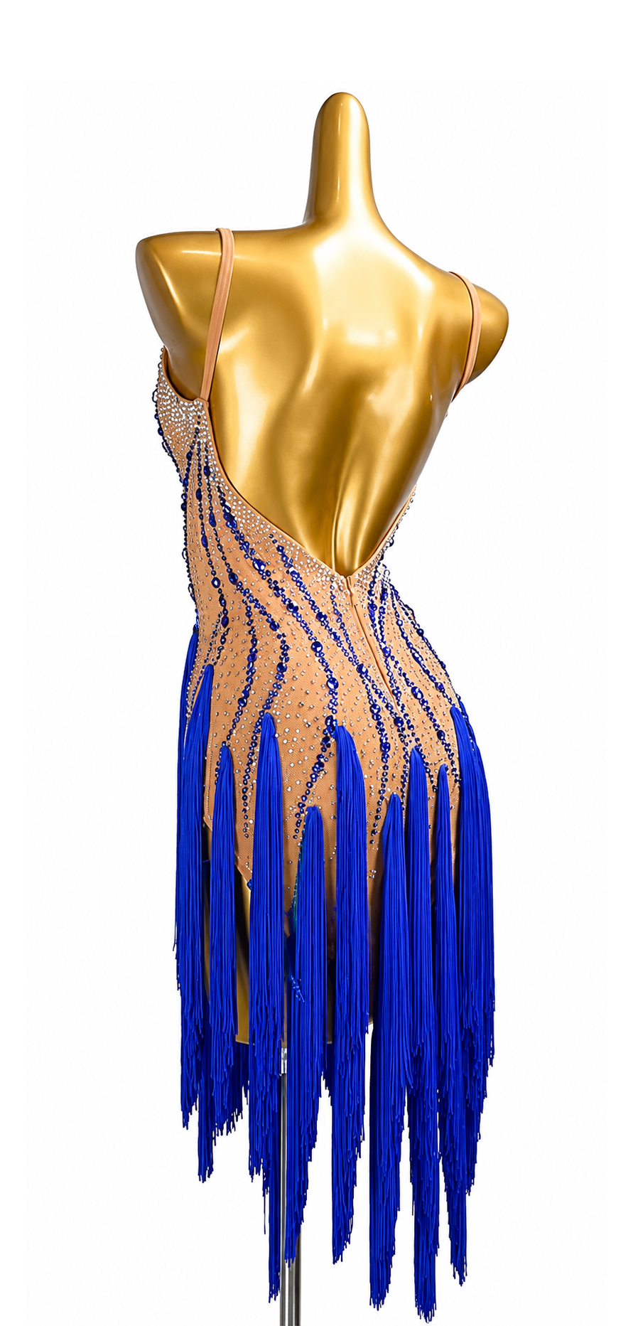 Crystalline Fringe&Rhinestones Latin Dress Latin/Rhythm 