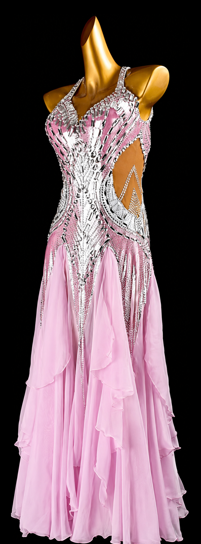 Crystalline shimmering metallic American Smooth Dress Standard/Smooth 