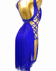 Crystalline Beaded Fringe Latin Dress Latin/Rhythm 