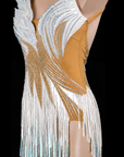 Metallic Shiny Latin Dress Latin/Rhythm 