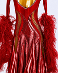 Crystalline shimmering metallic satin  Smooth Dress Standard/Smooth 