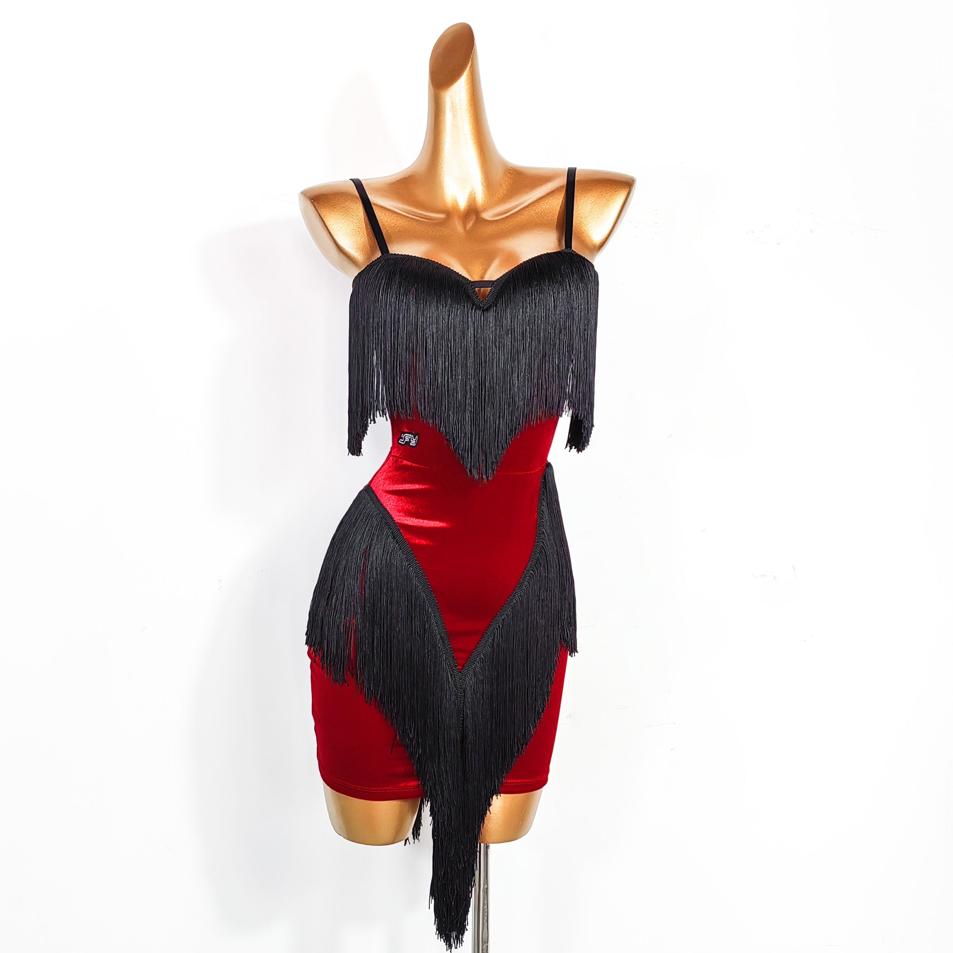 Stretch Velvet Dress  Latin/Rhythm 