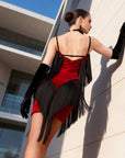 Stretch Velvet Dress  Latin/Rhythm 