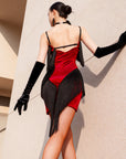 Stretch Velvet Dress  Latin/Rhythm 