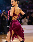 Detachable 3D Floral Performance Latin/Rhythm 