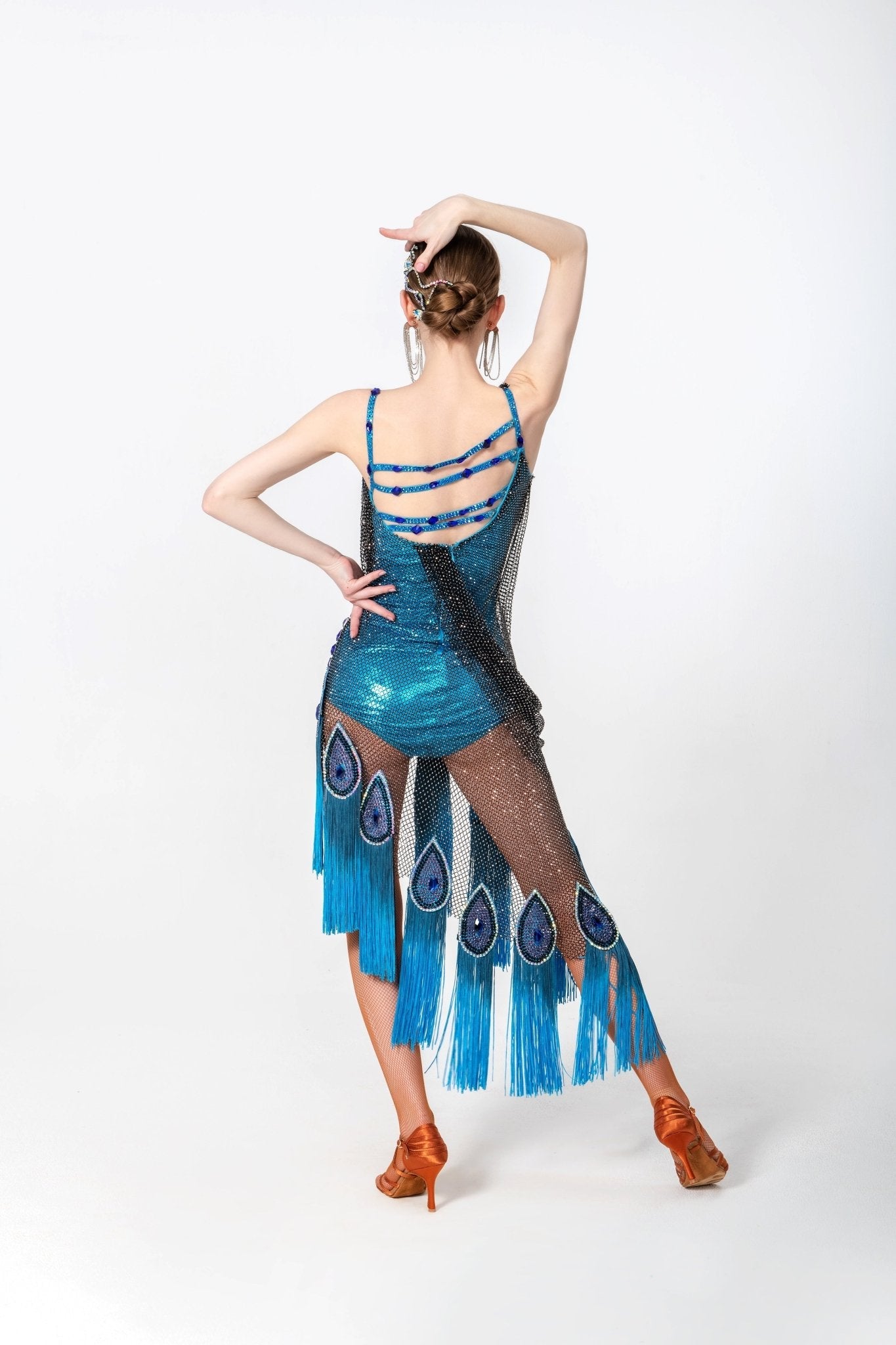 Crystal Peacock Latin Dress Latin/Rhythm 