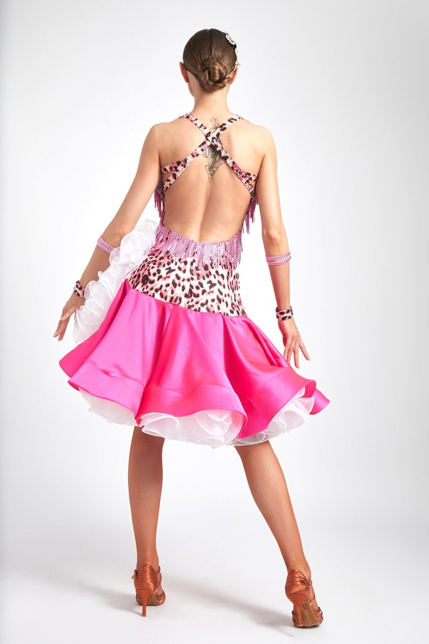Crystalline Beaded Crepe Latin Dress Latin/Rhythm 