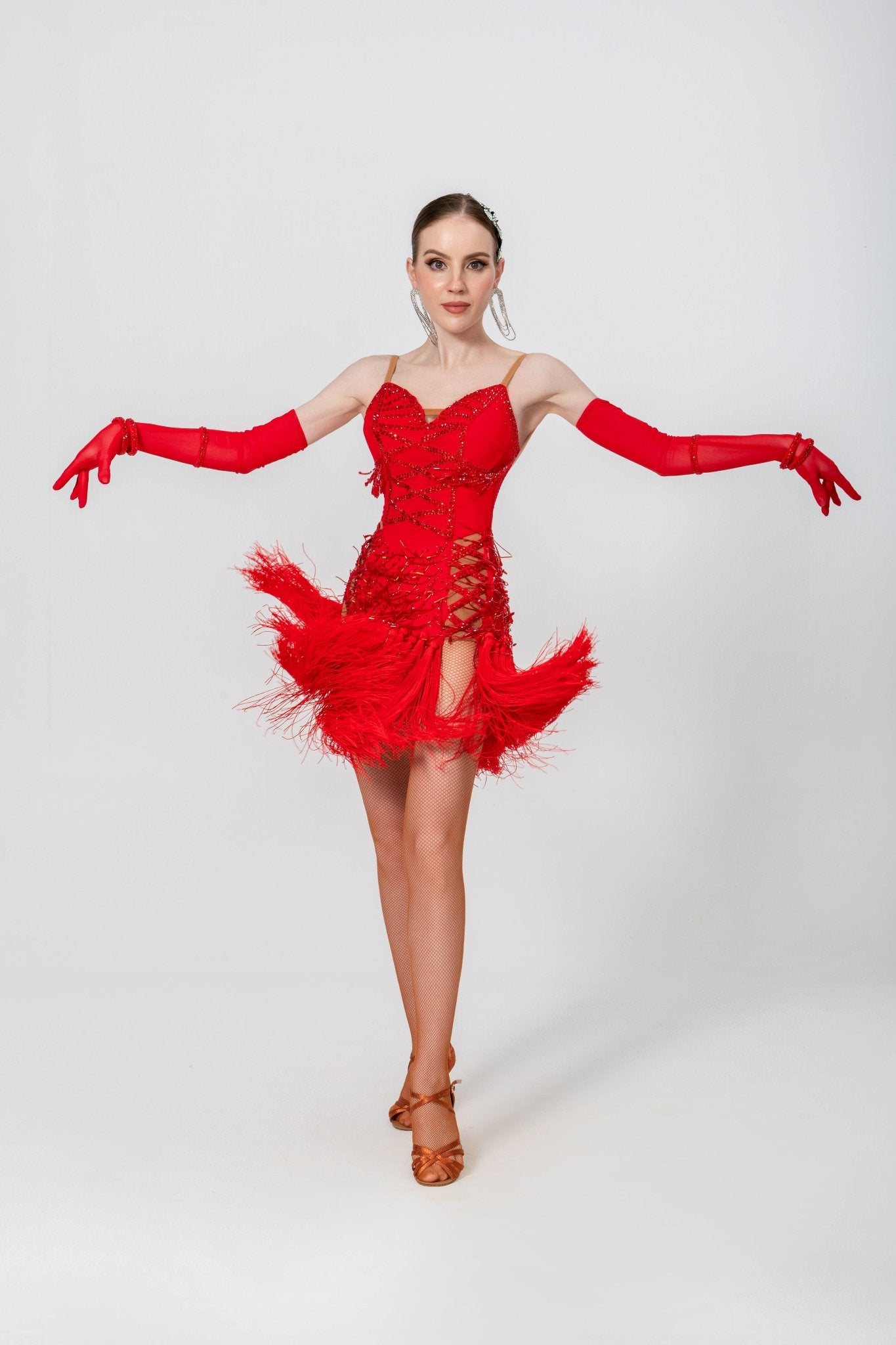 Crystalline Fringe Latin Dress Latin/Rhythm 