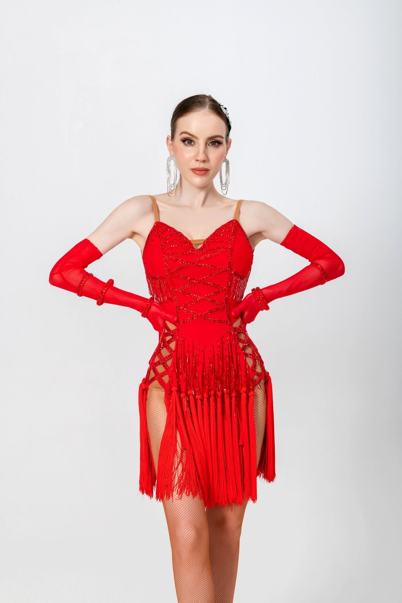 Crystalline Fringe Latin Dress Latin/Rhythm 