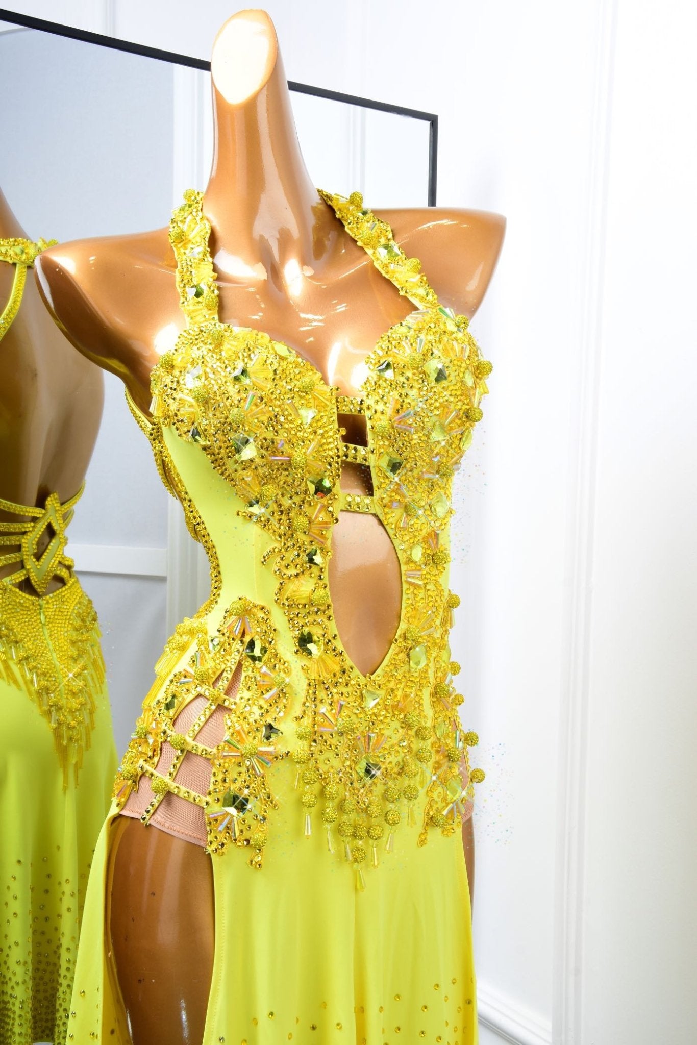 Crystalline sleeveless Latin Dress Latin/Rhythm 