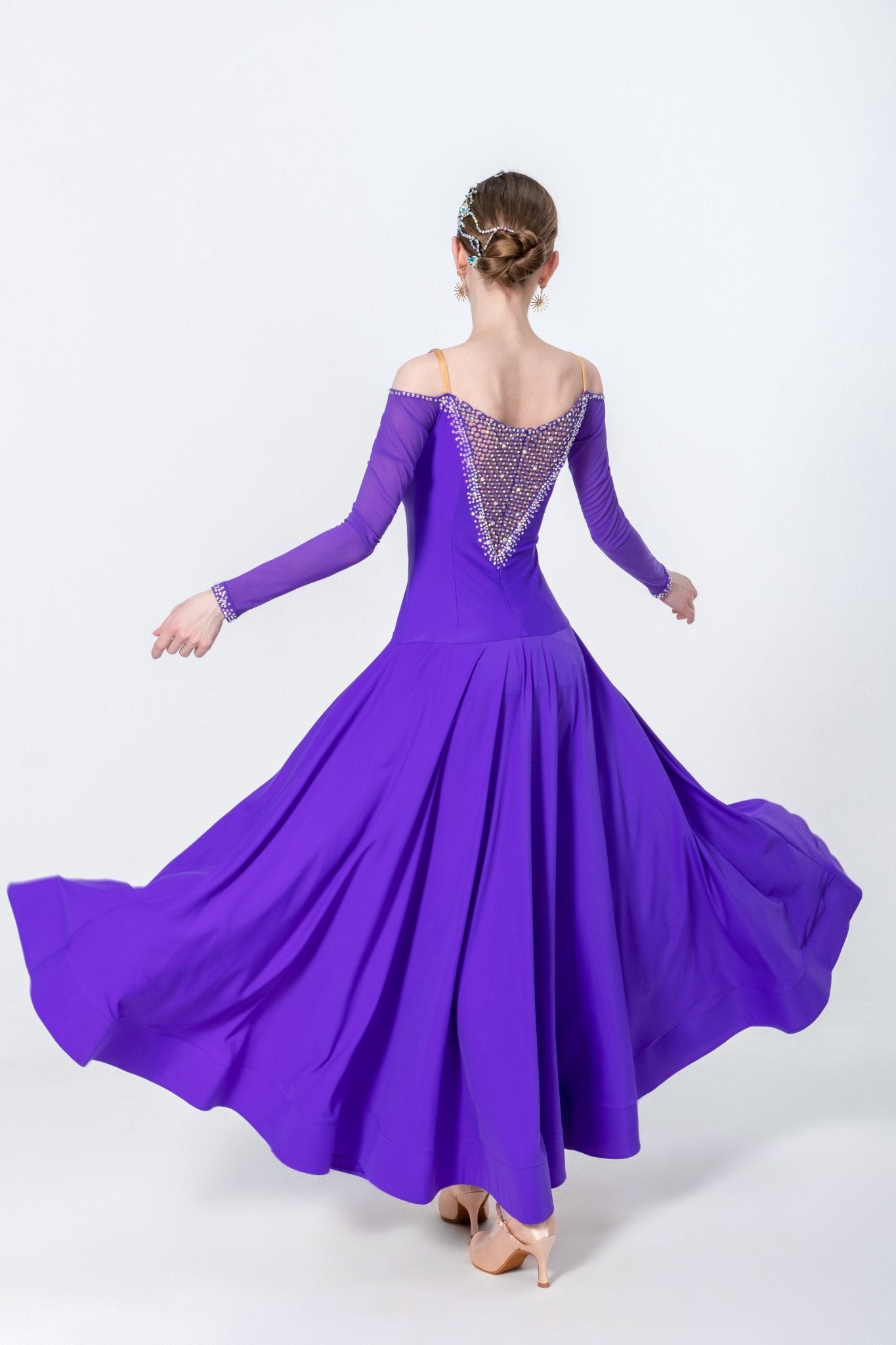 Crystallized Net Smooth Dress Standard/Smooth 