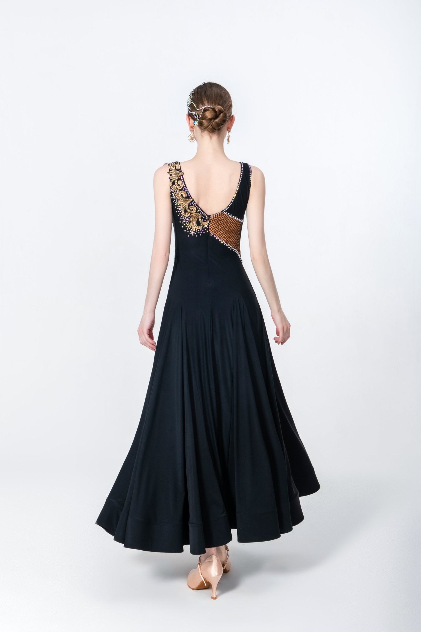 Crystallized Net Smooth Dress Standard/Smooth 