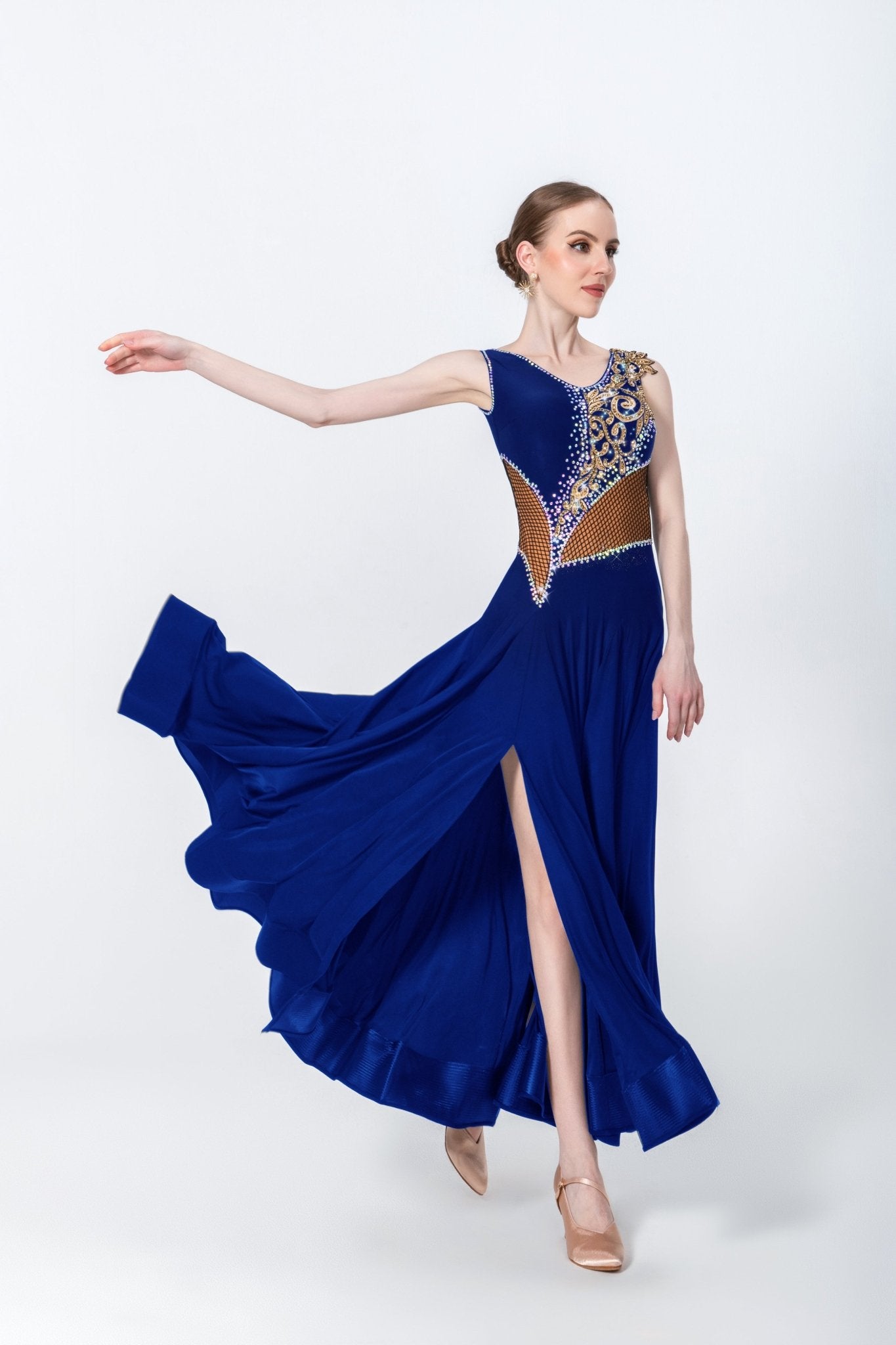 Crystallized Net Smooth Dress Standard/Smooth 