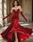 Stretchable Velvet Ballroom Gown Performance/Party Standard/Smooth